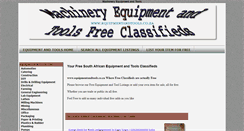 Desktop Screenshot of equipmentandtools.co.za